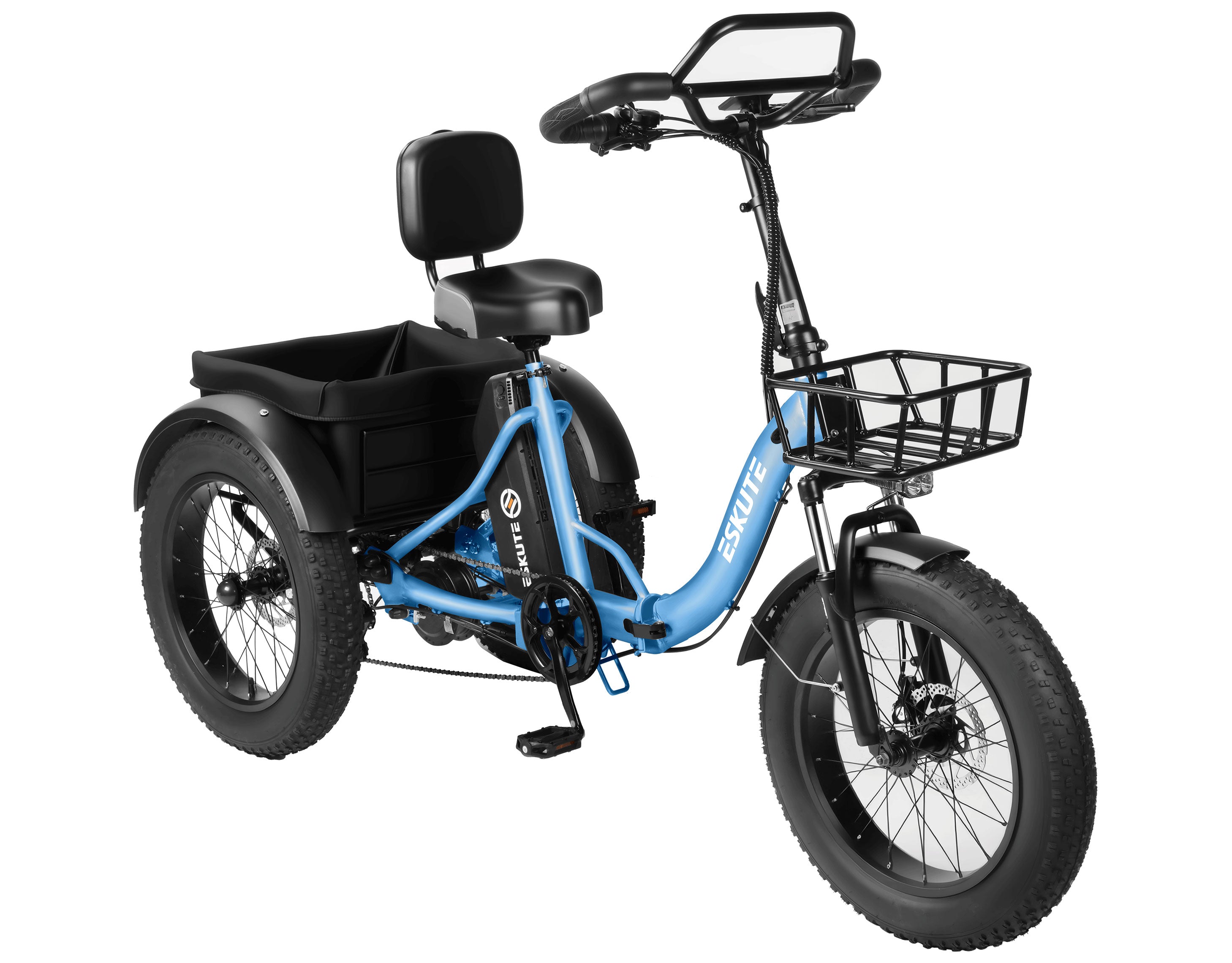 Eskute® T300Pro Folding Electric Trike
