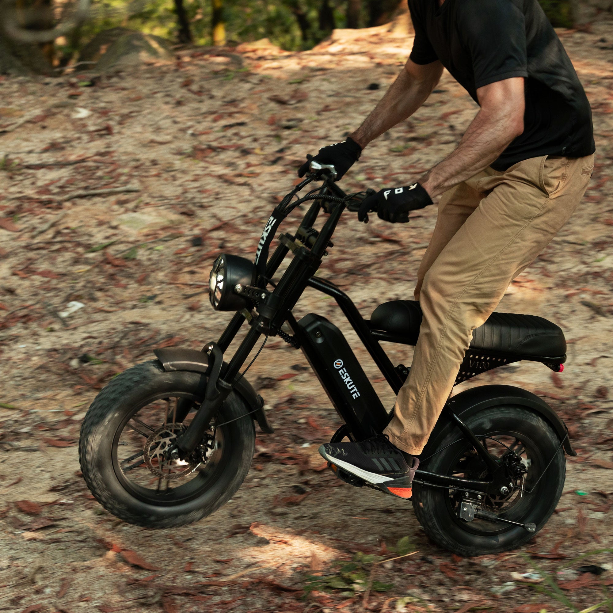 Eskute® V100 16*4.0" Electric Bike for Teens & Adults