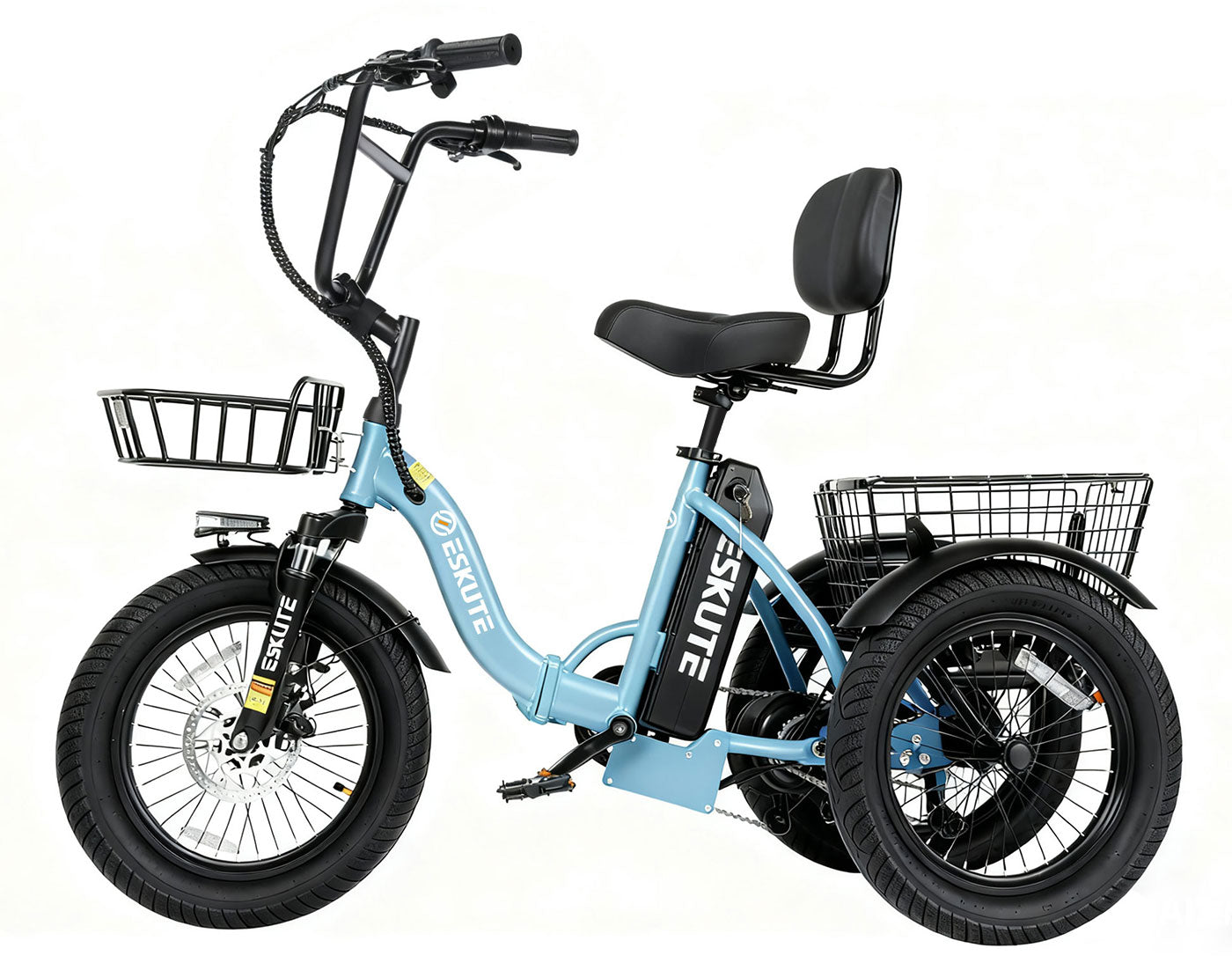 Eskute® T300 Folding Electric Trike