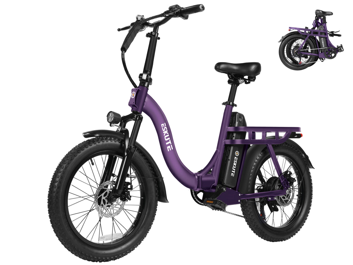 Eskute® D200 Folding Electric Bike for Adults