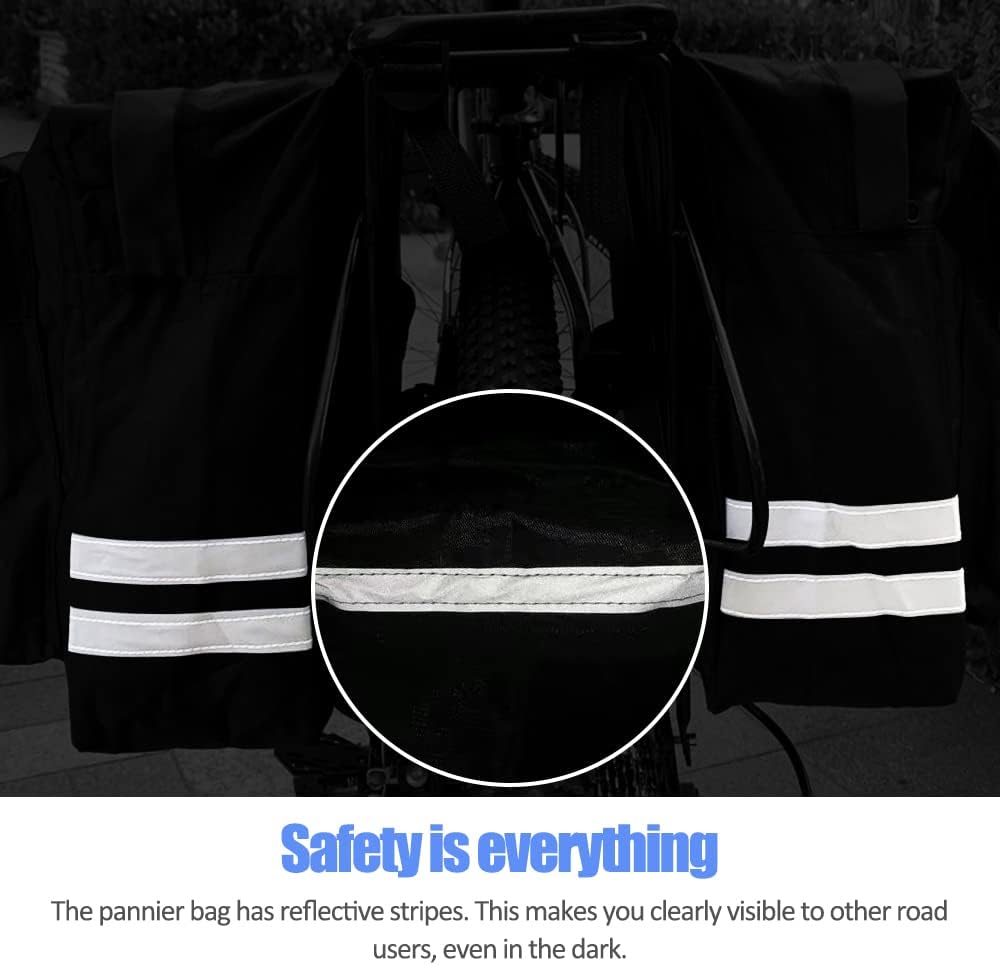 Lonqi Bike Rear Rack Double Pannier Bag