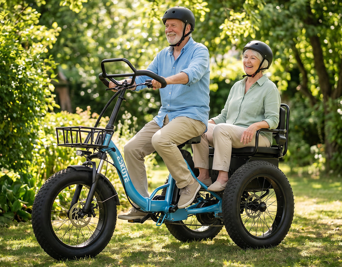 Eskute® T300Pro Folding Electric Trike