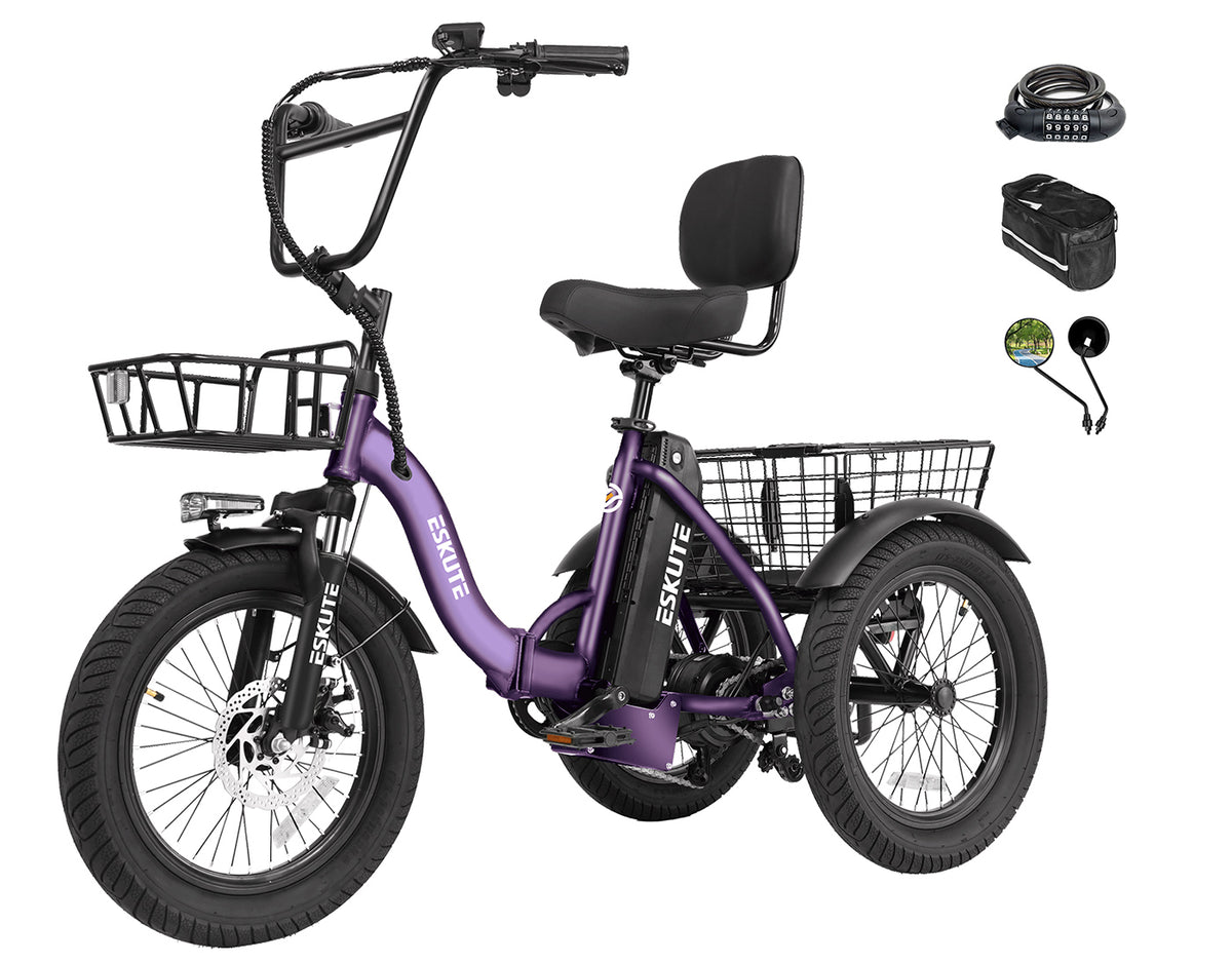 Eskute® T300 Folding Electric Trike