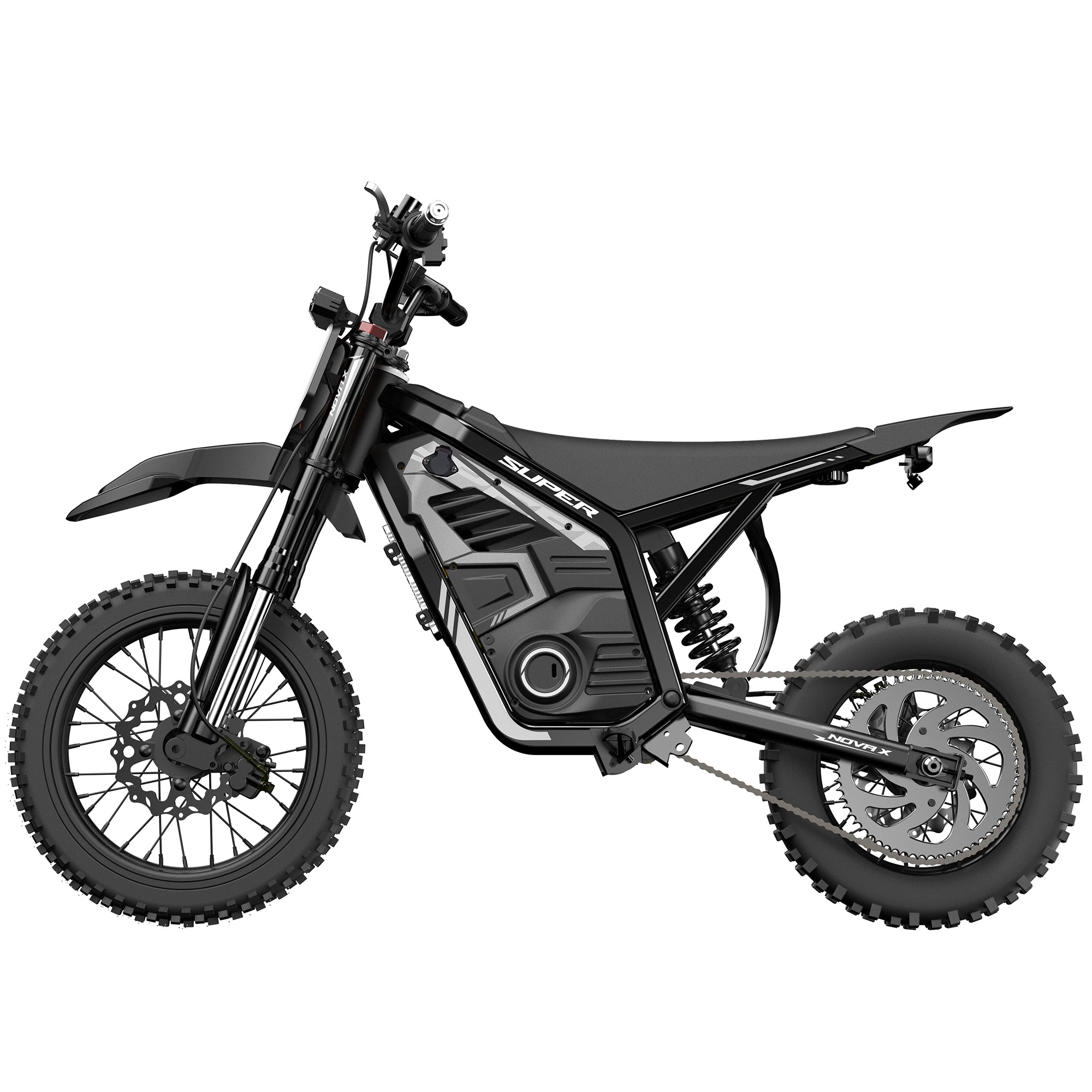 4000W NOVA X Electric Dirt Bike – 46MPH Off-Road Pit Bike, 230Nm Torque