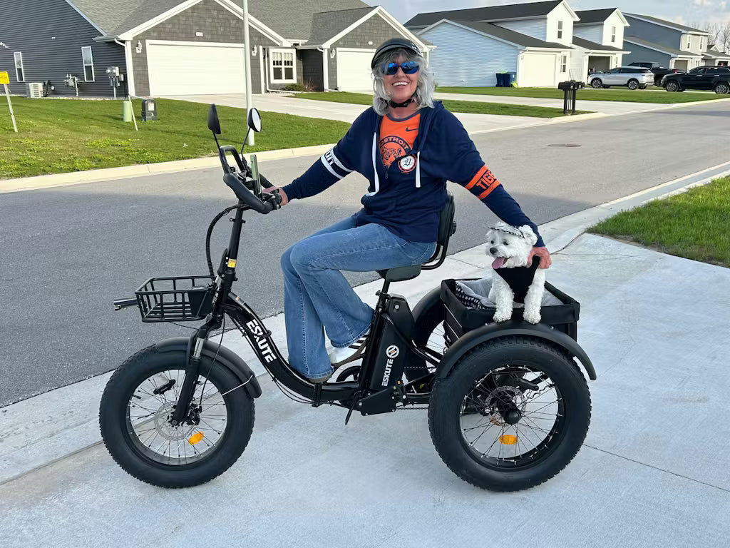 Eskute® T300Pro Folding Electric Trike