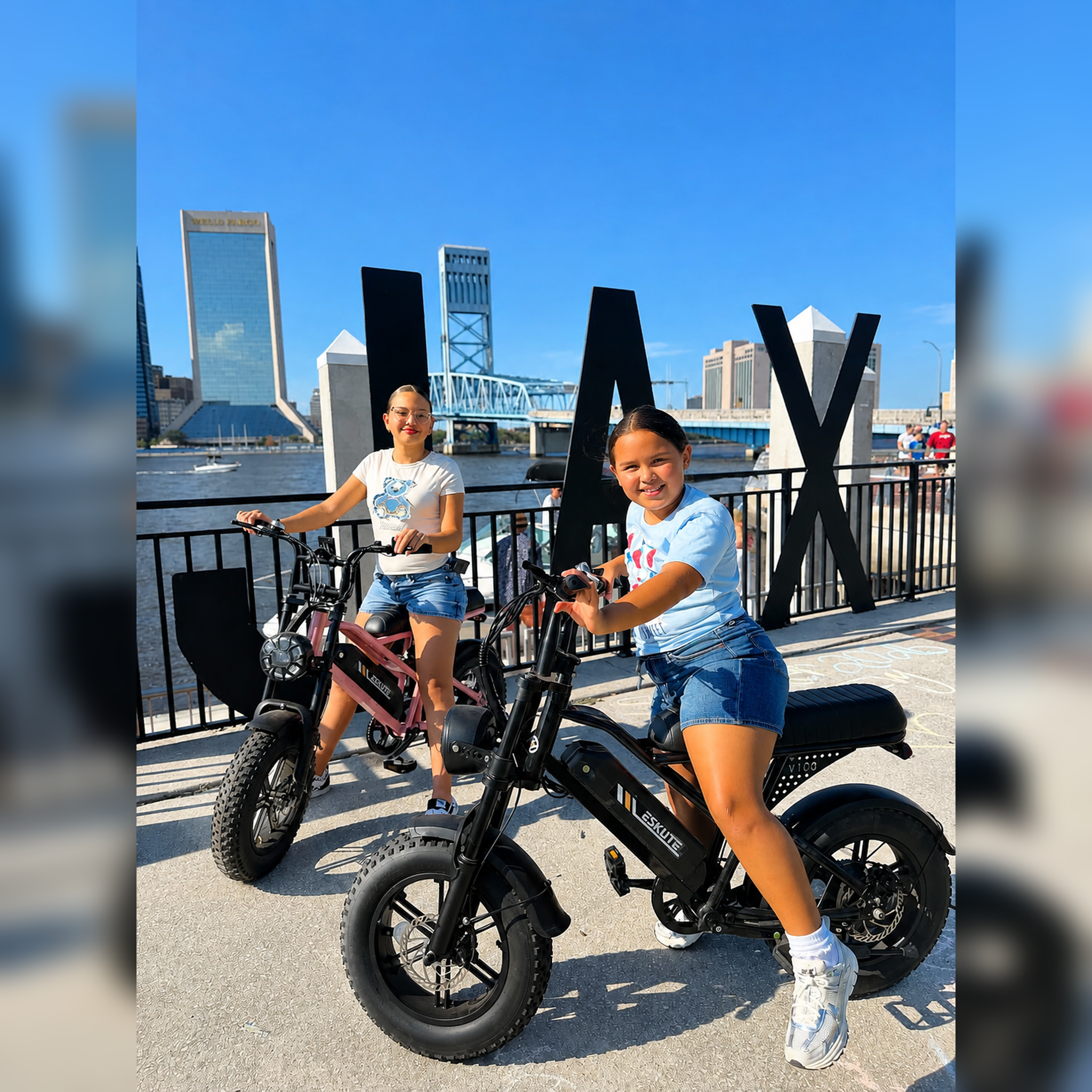 Eskute® V100 16*4.0" Electric Bike for Kids&Teens