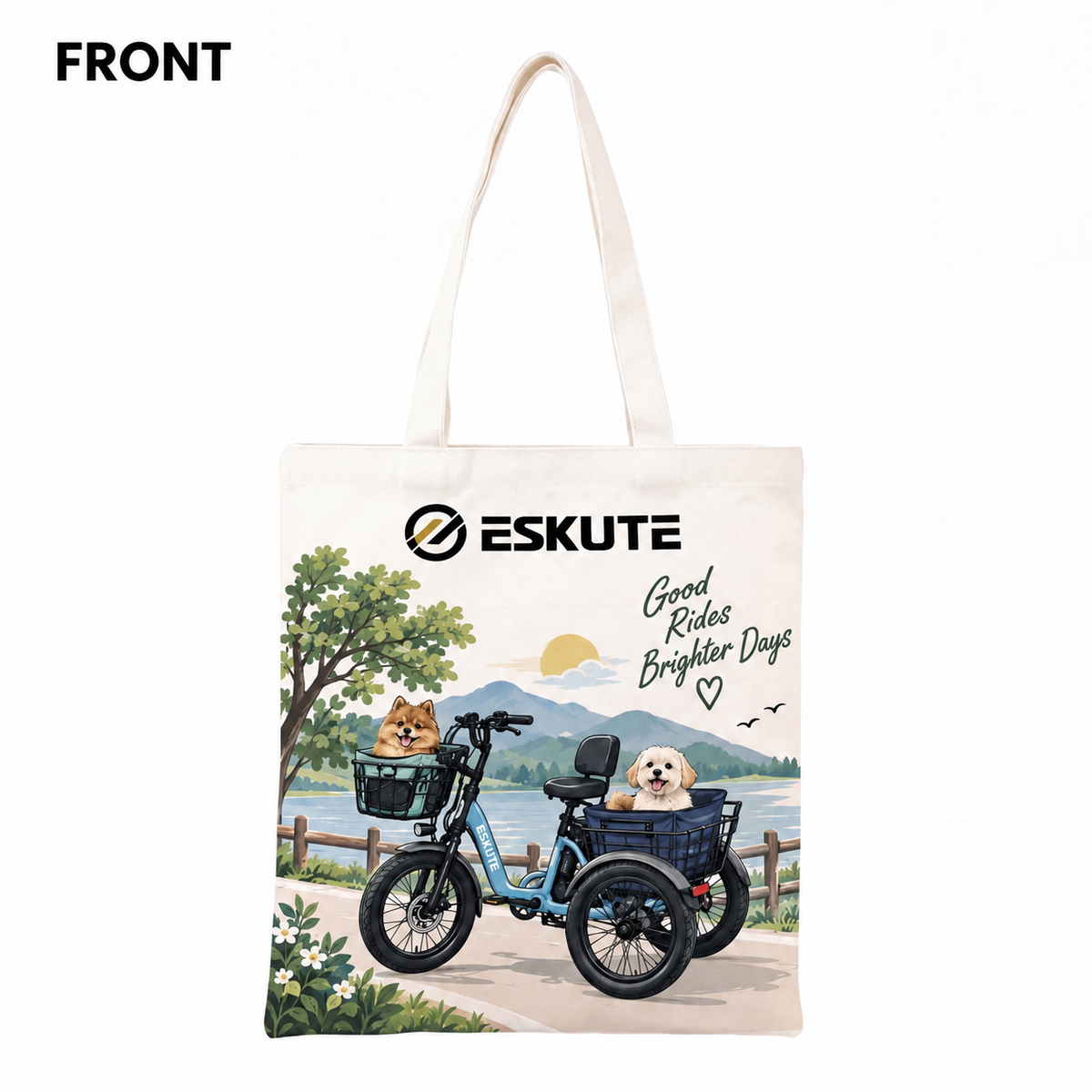 ESKUTE Canvas Tote Bag