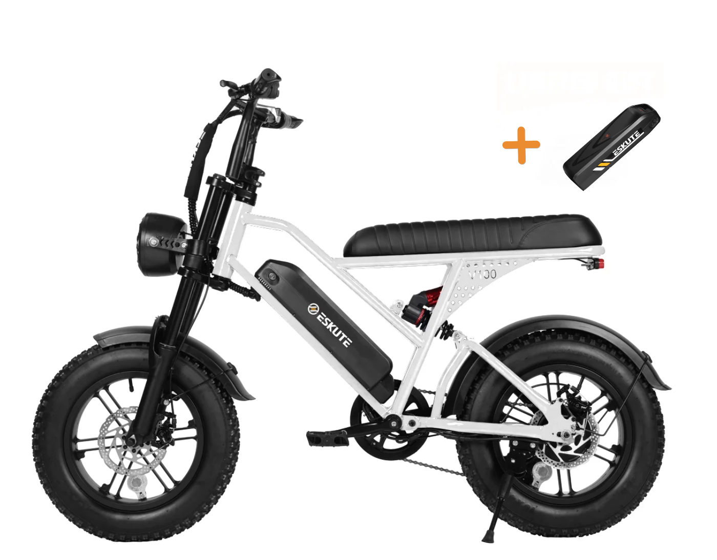 Eskute® V100 16*4.0" Electric Bike for Kids&Teens