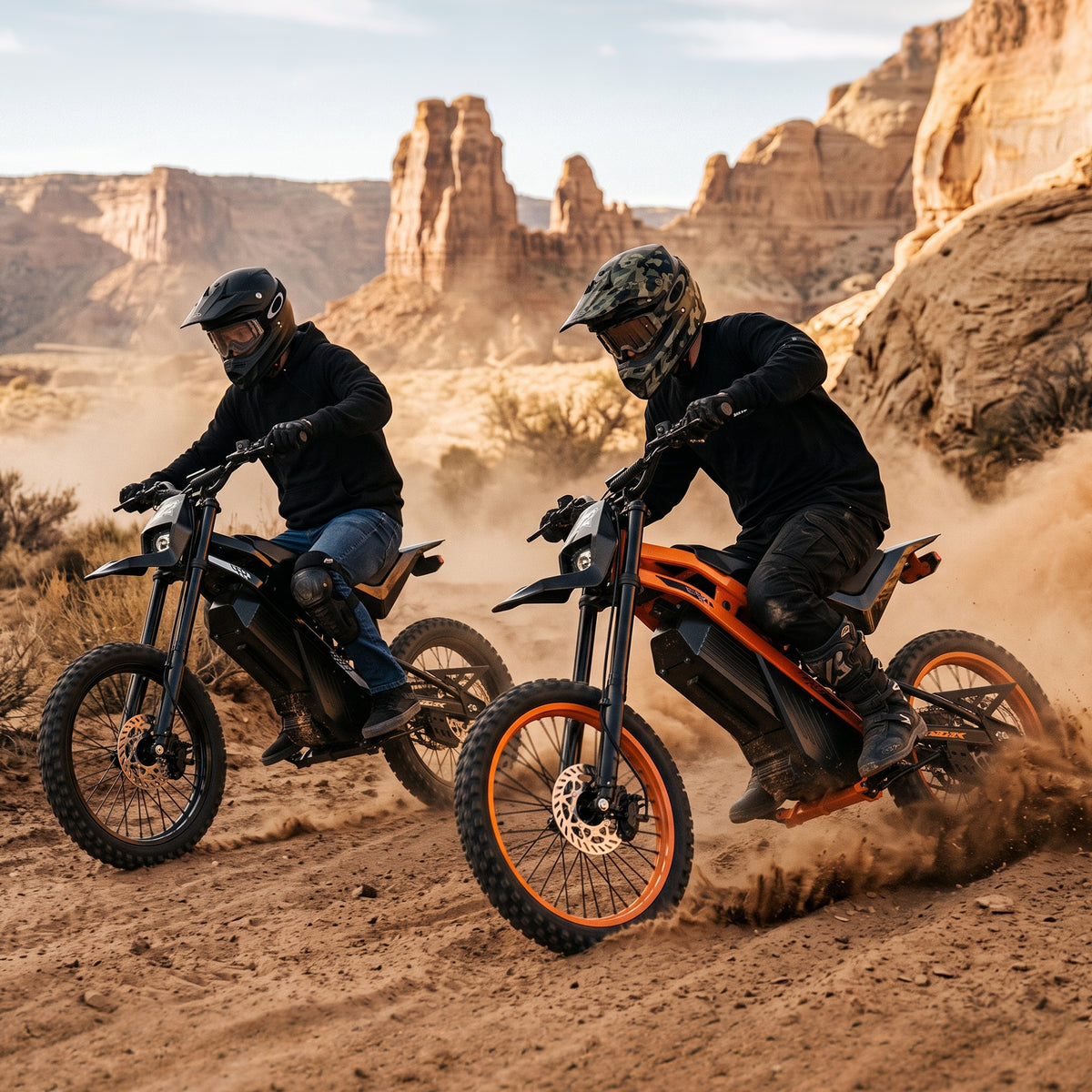 Eskute® RT 72 19"17" 6500W Electric Dirt Bike for Adults