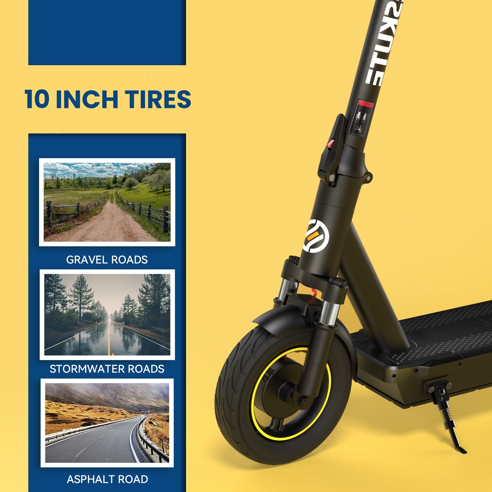 Eskute ES MAX Electric Scooter for Adults, 10-inch Tires