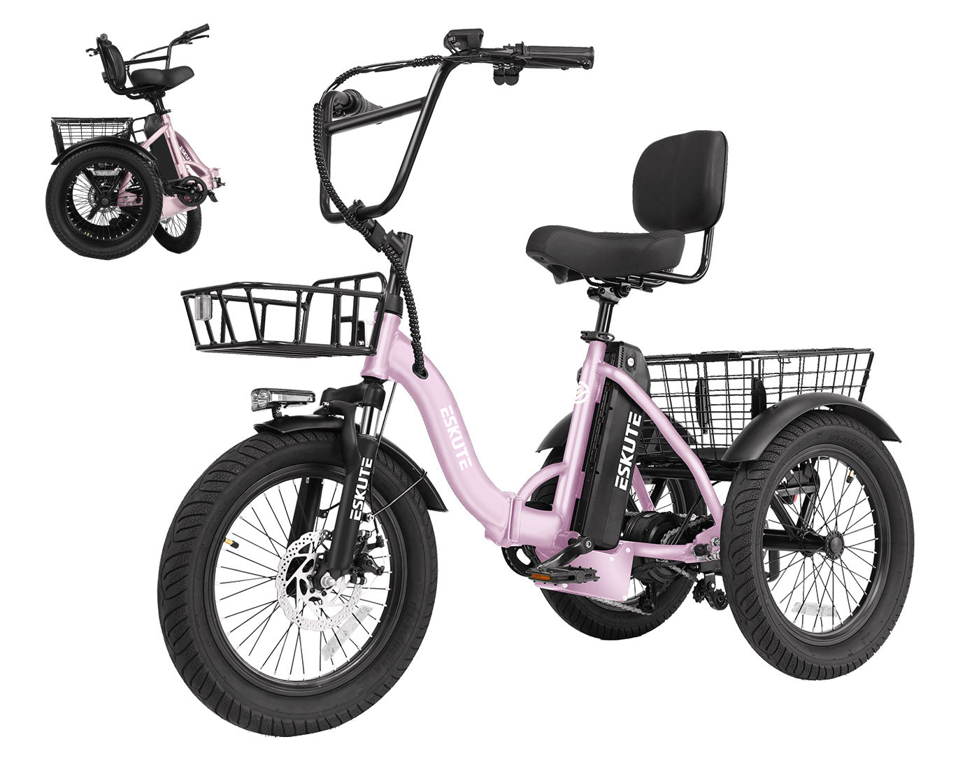 Eskute® T300 Folding Electric Trike