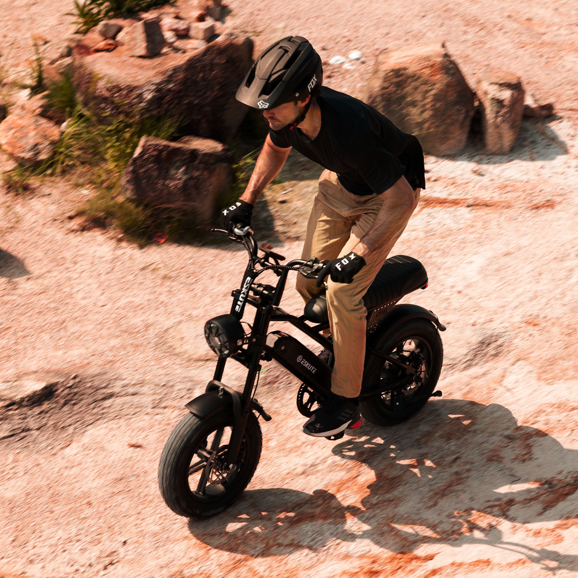 Eskute® V100 16*4.0" Electric Bike for Teens & Adults