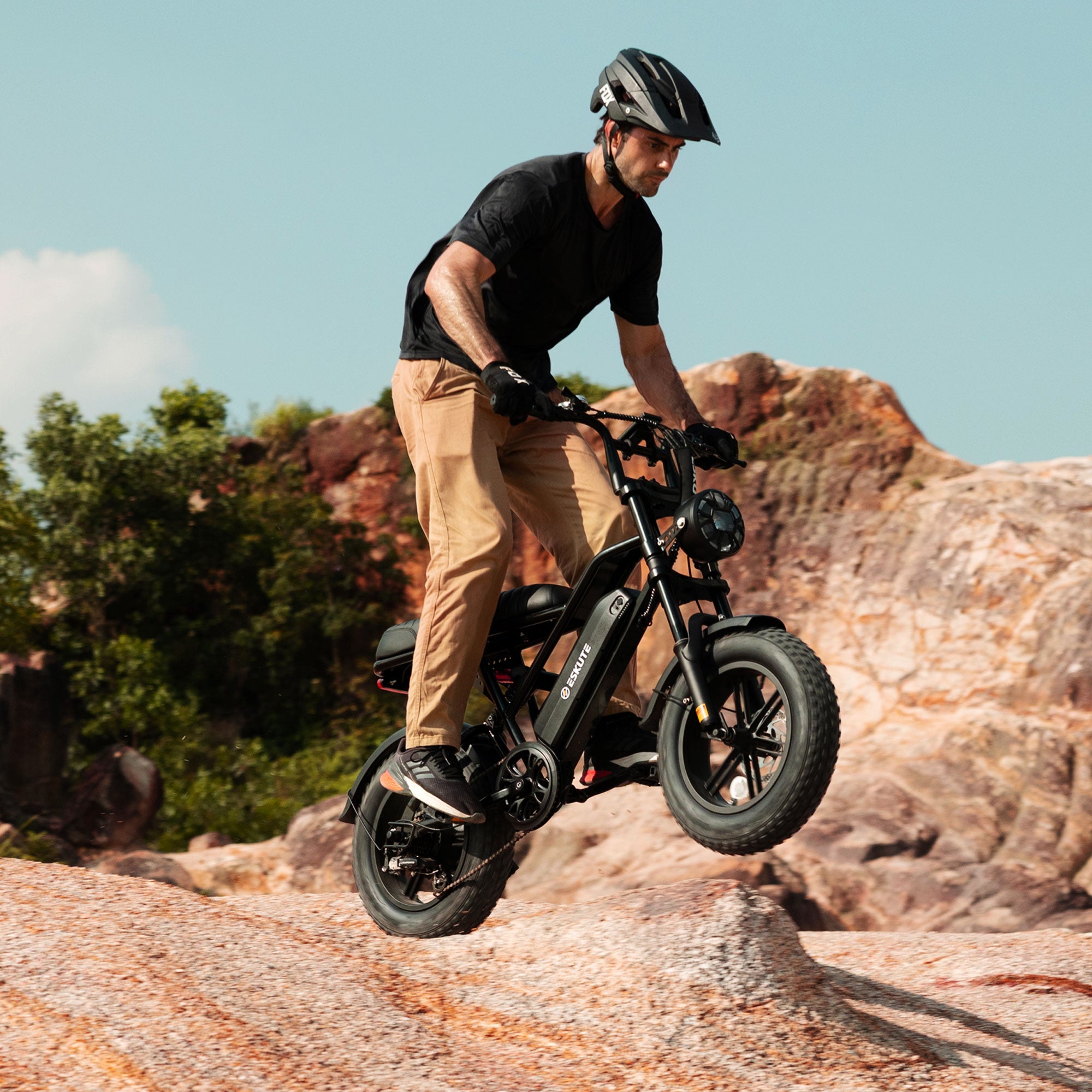 Eskute® V100 16*4.0" Electric Bike for Teens & Adults