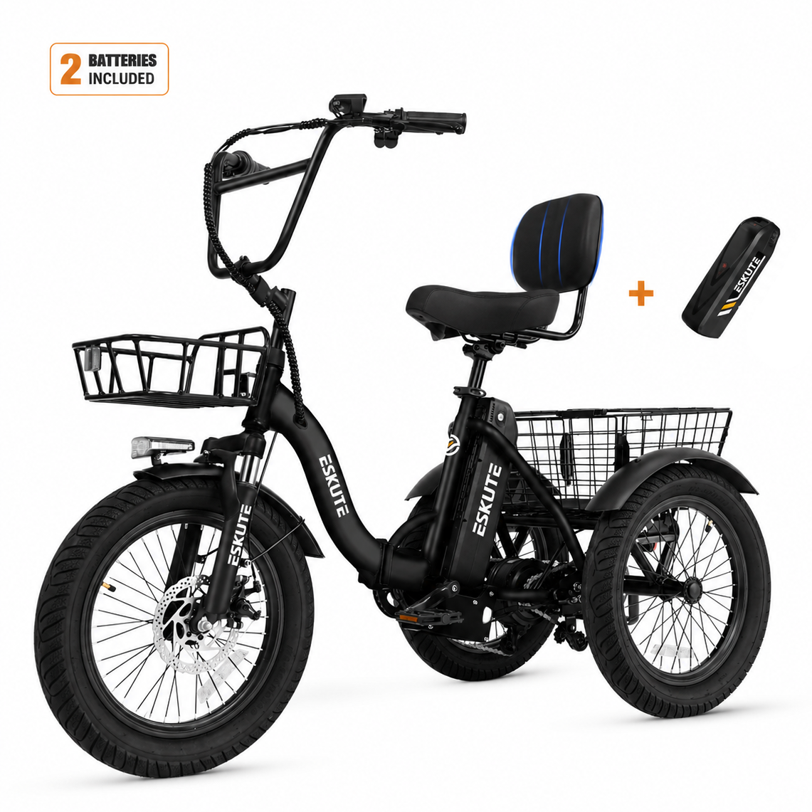 Eskute® T300 Folding Electric Trike