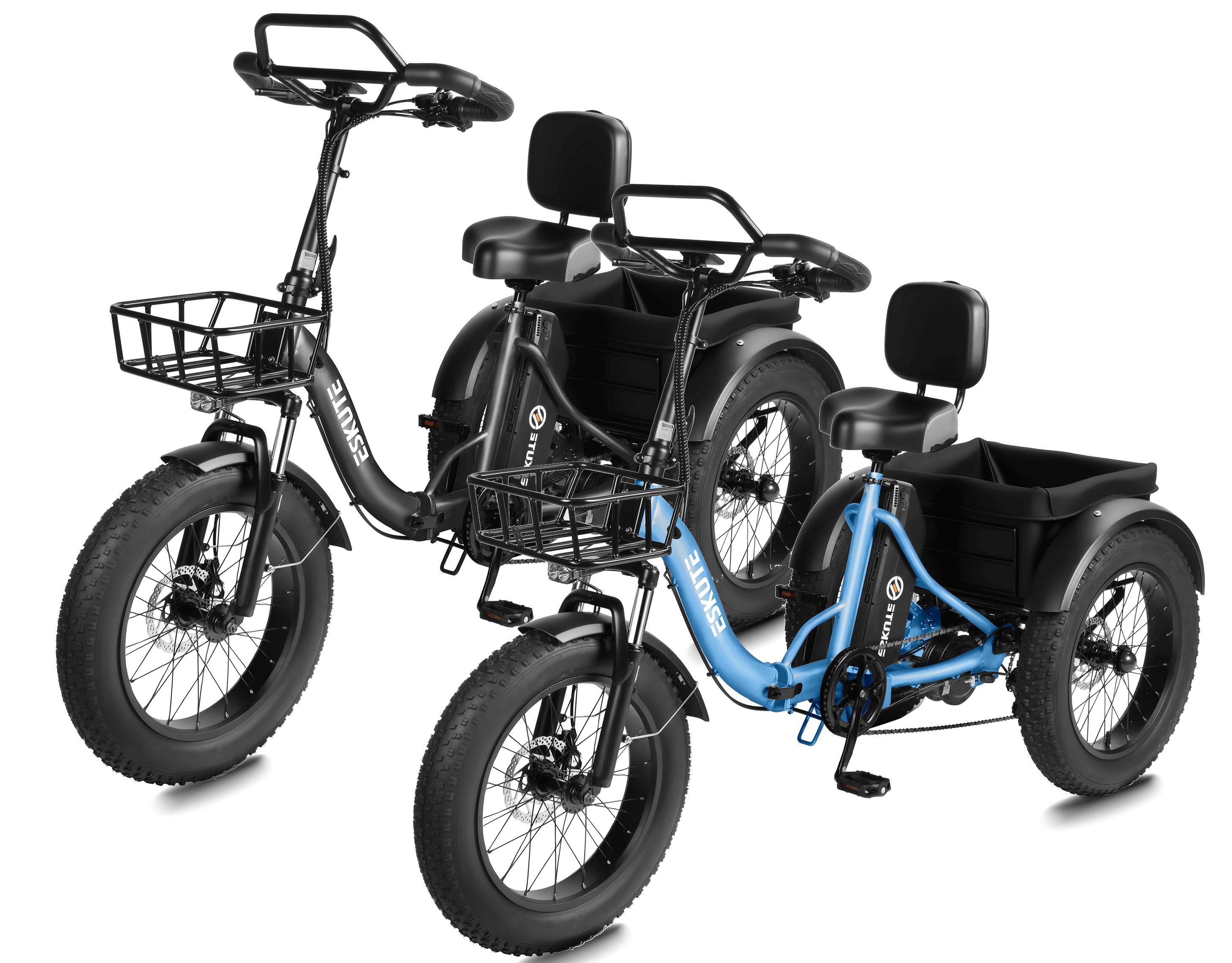 T300 Pro Folding Electric Trike | 1200W & 80-mi Range – Eskute
