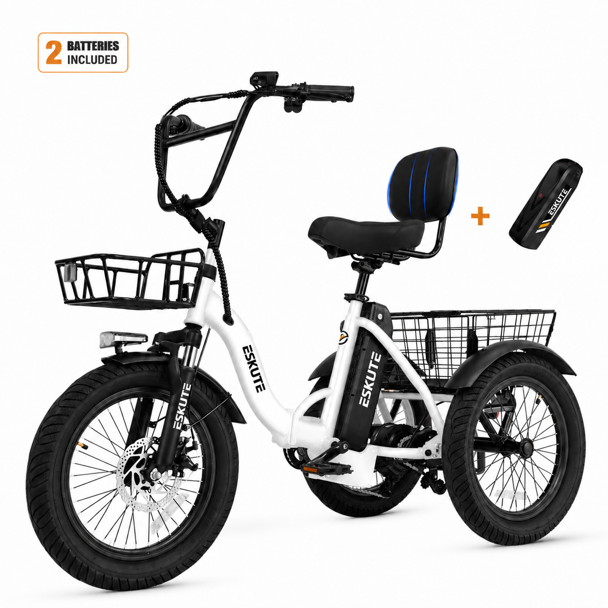 Eskute® T300 Folding Electric Trike