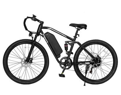 e bike mtb fully leasing Orange / Bike With Fender& Rack
