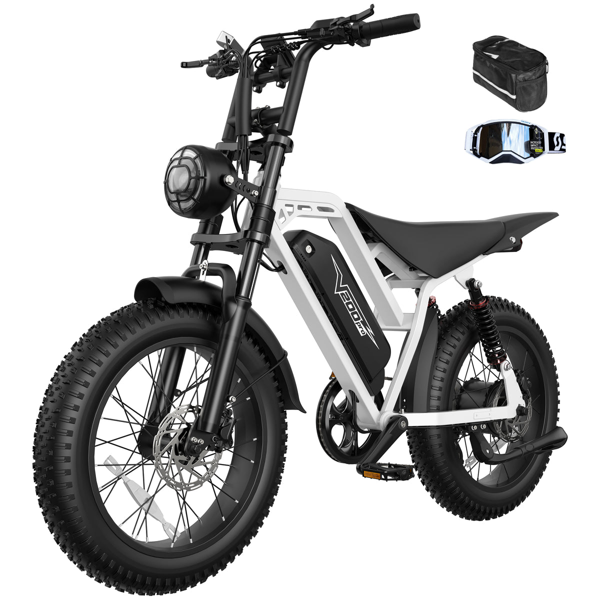 Eskute® V200 20*4.0" Electric Dirt Bike