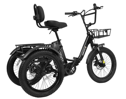 Eskute® T300 Max Folding Electric Trike with Reverse Function