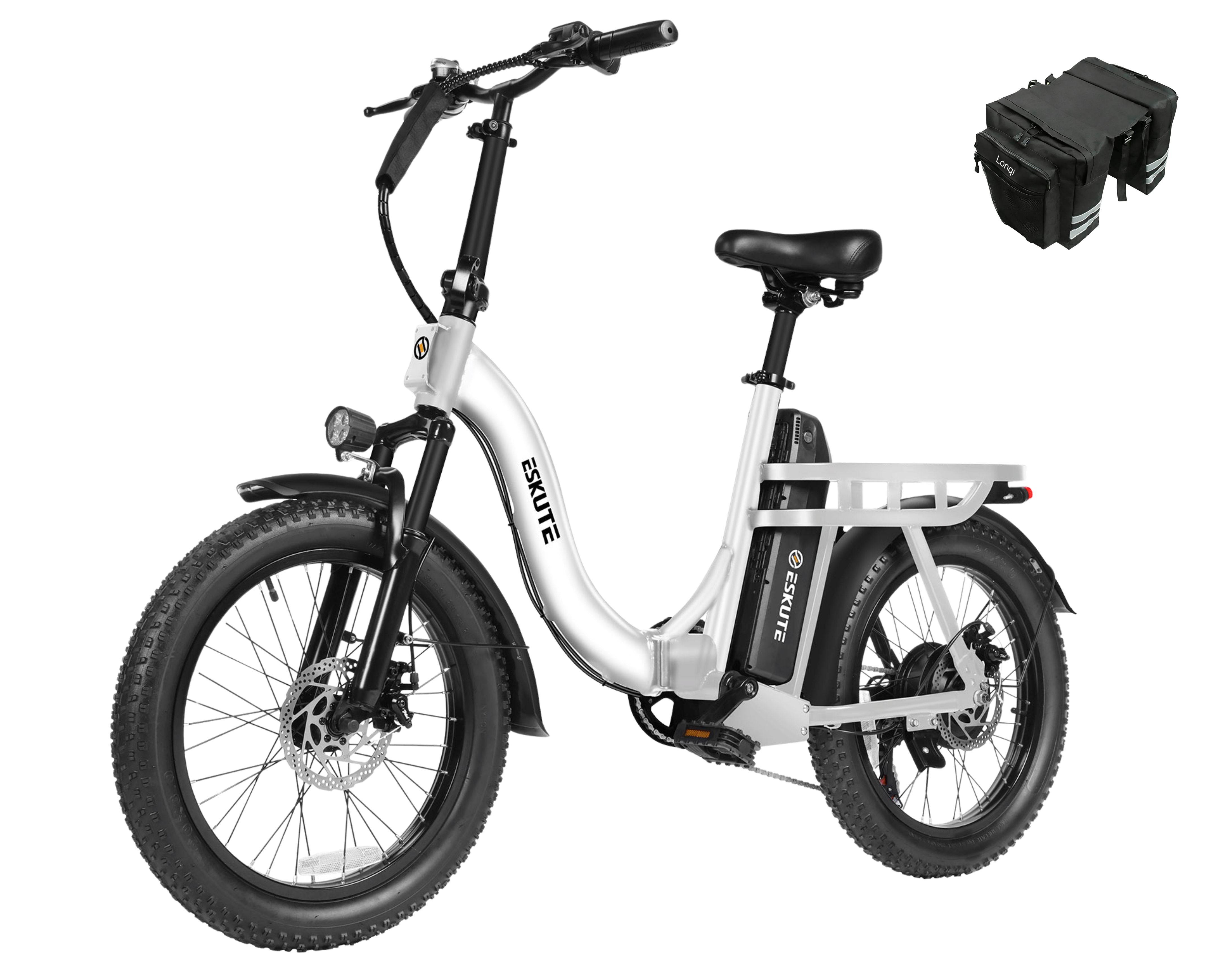 Eskute® D200 Folding Electric Bike for Adults