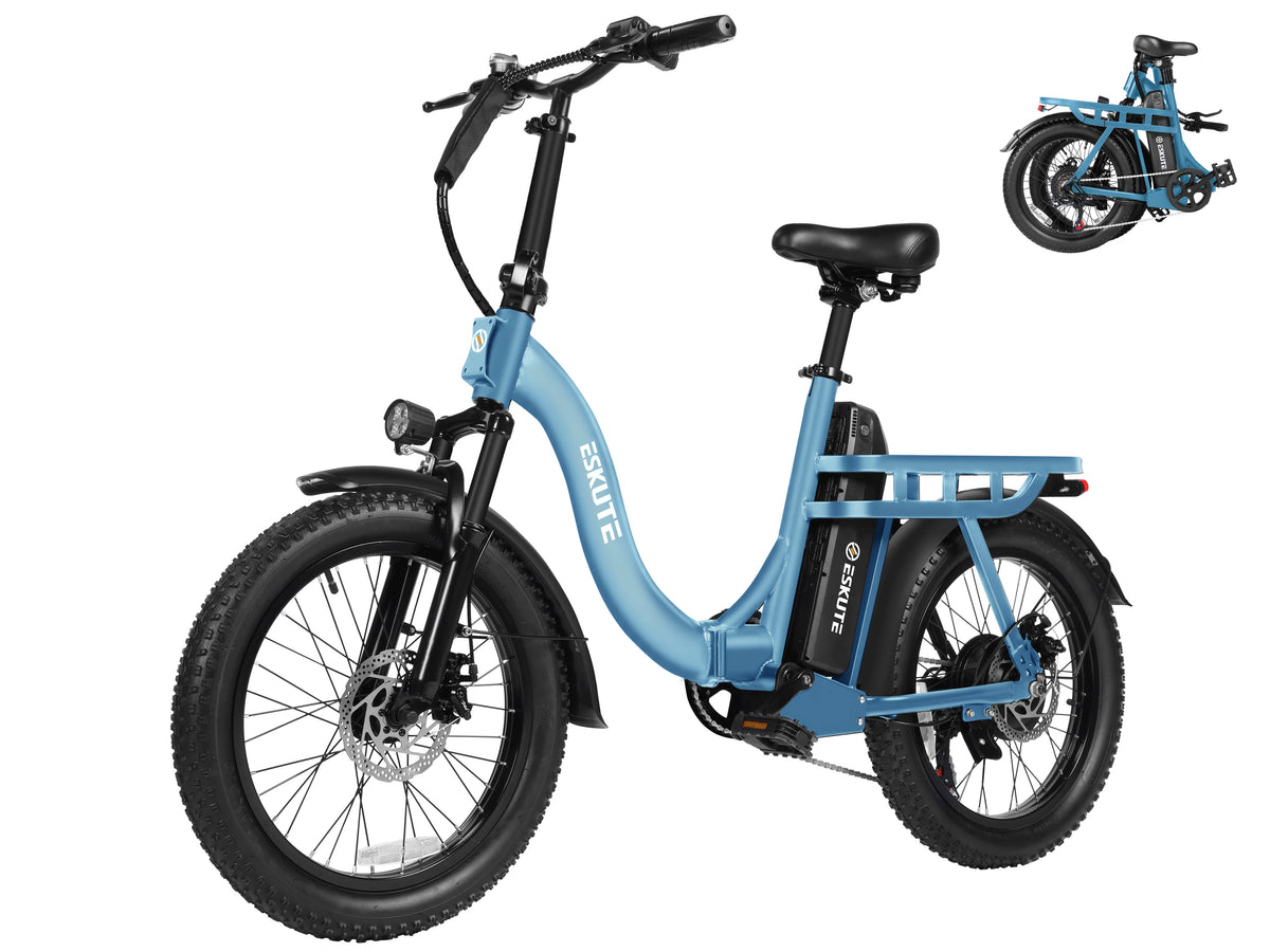 Eskute® D200 Folding Electric Bike for Adults