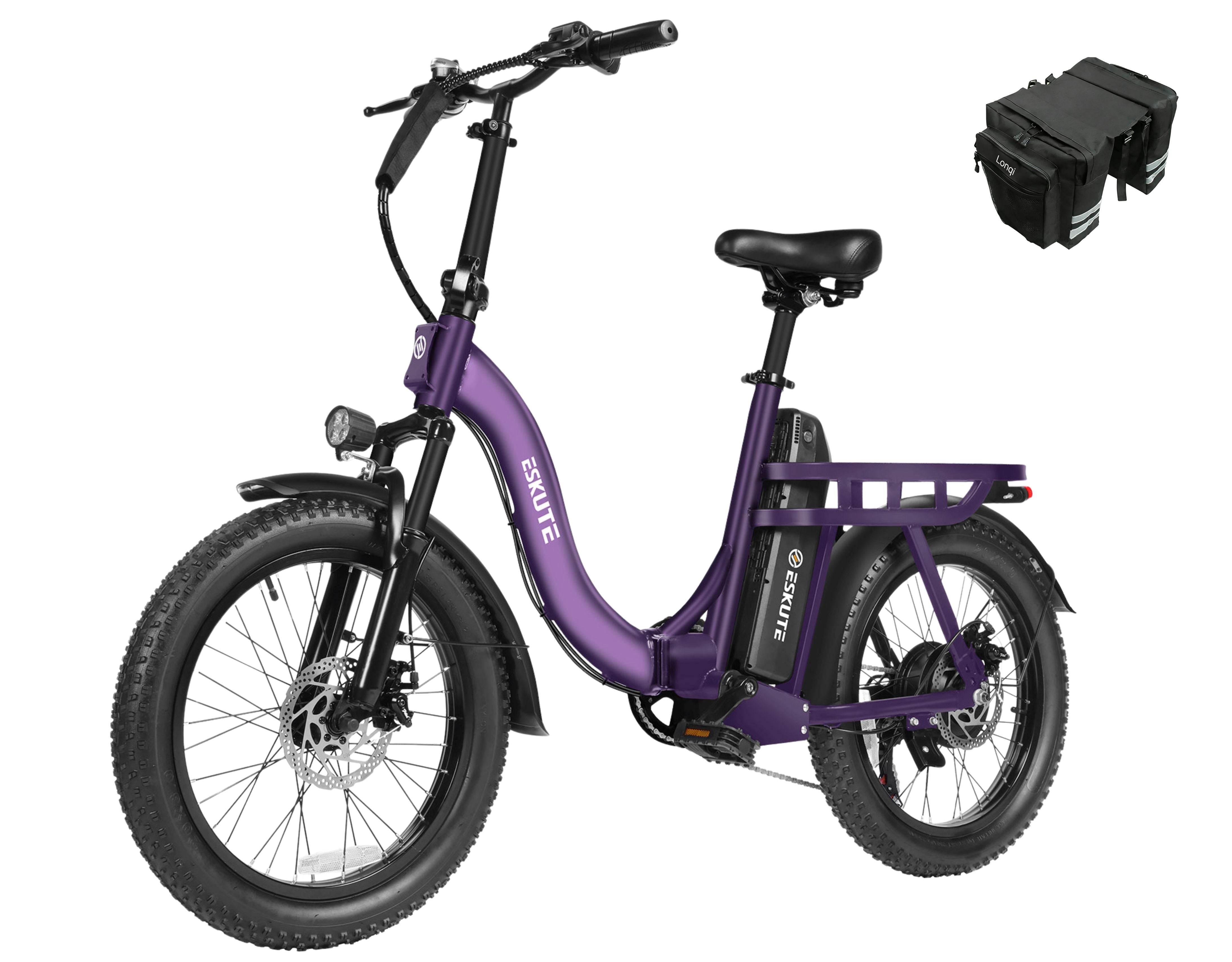 Eskute® D200 Folding Electric Bike for Adults