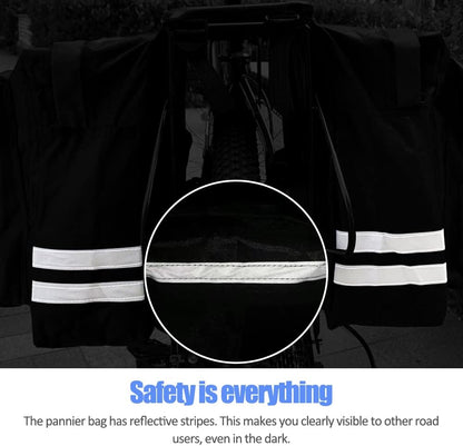 Lonqi Bike Rear Rack Double Pannier Bag