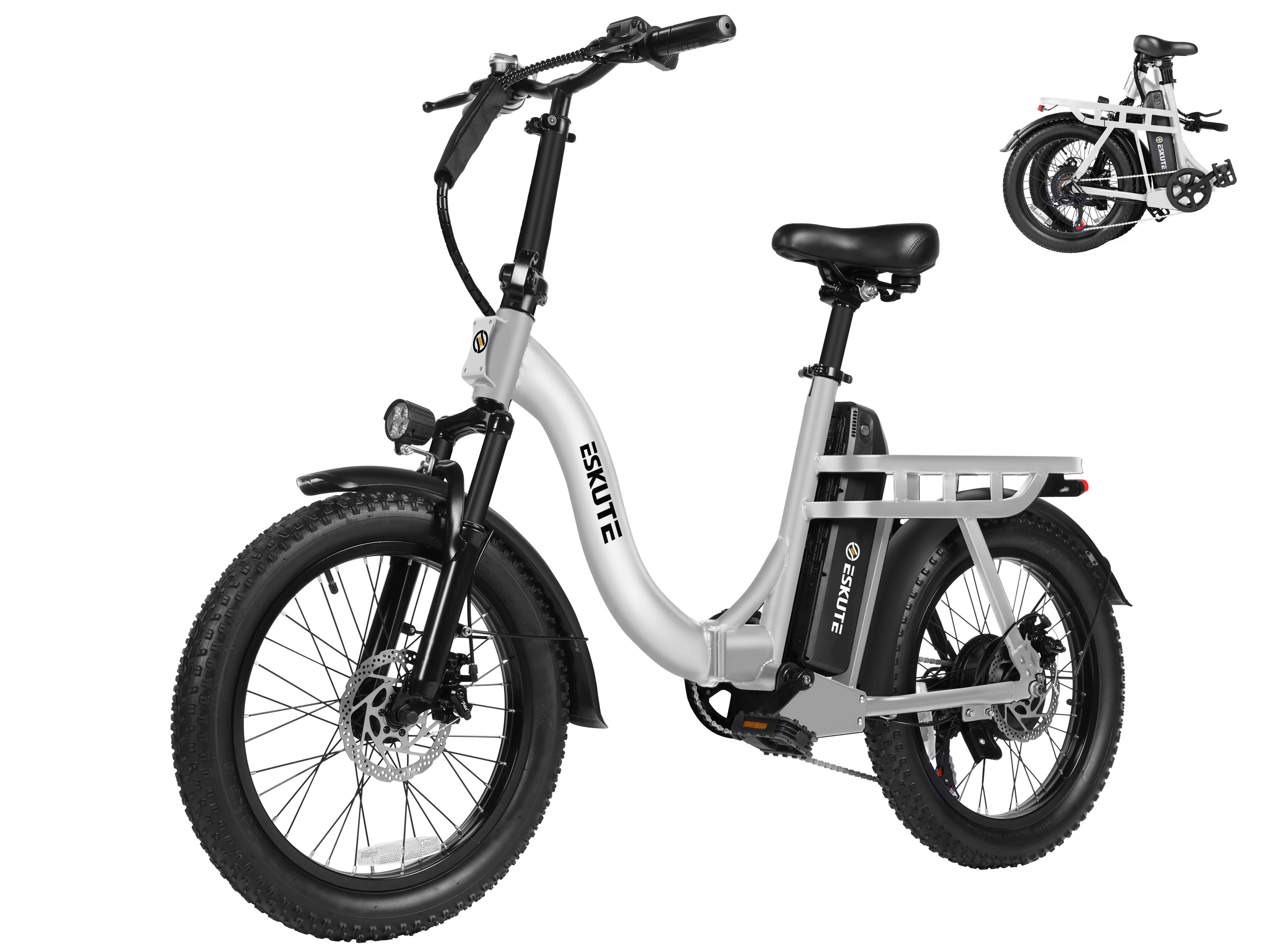 Eskute® D200 Folding Electric Bike for Adults