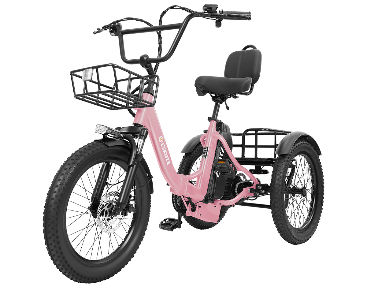 Eskute® T300 Max Folding Electric Trike with Reverse Function