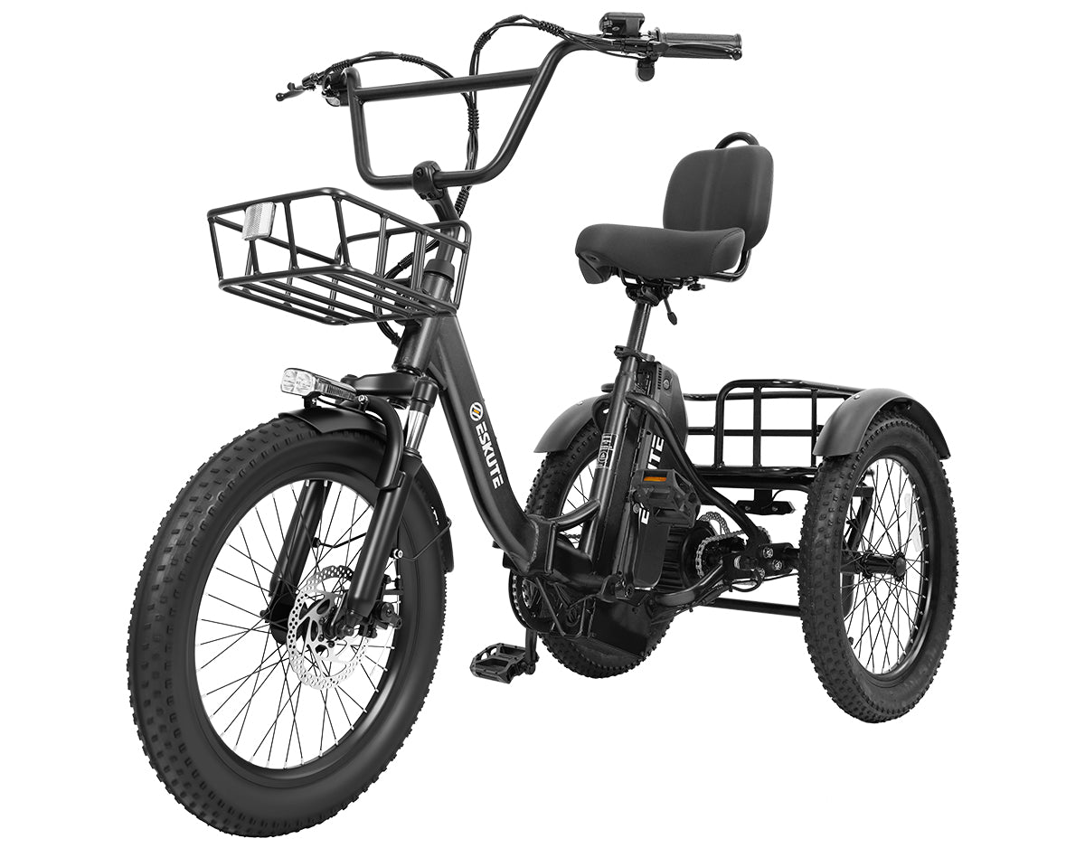 3 wheel electric bicycle singapore Viribus FC1 Trike Folding Fat Tire Tricycle Khaki quality components to ensure longevity and low maintenance for daily use. Tricycle For Adults Singapore