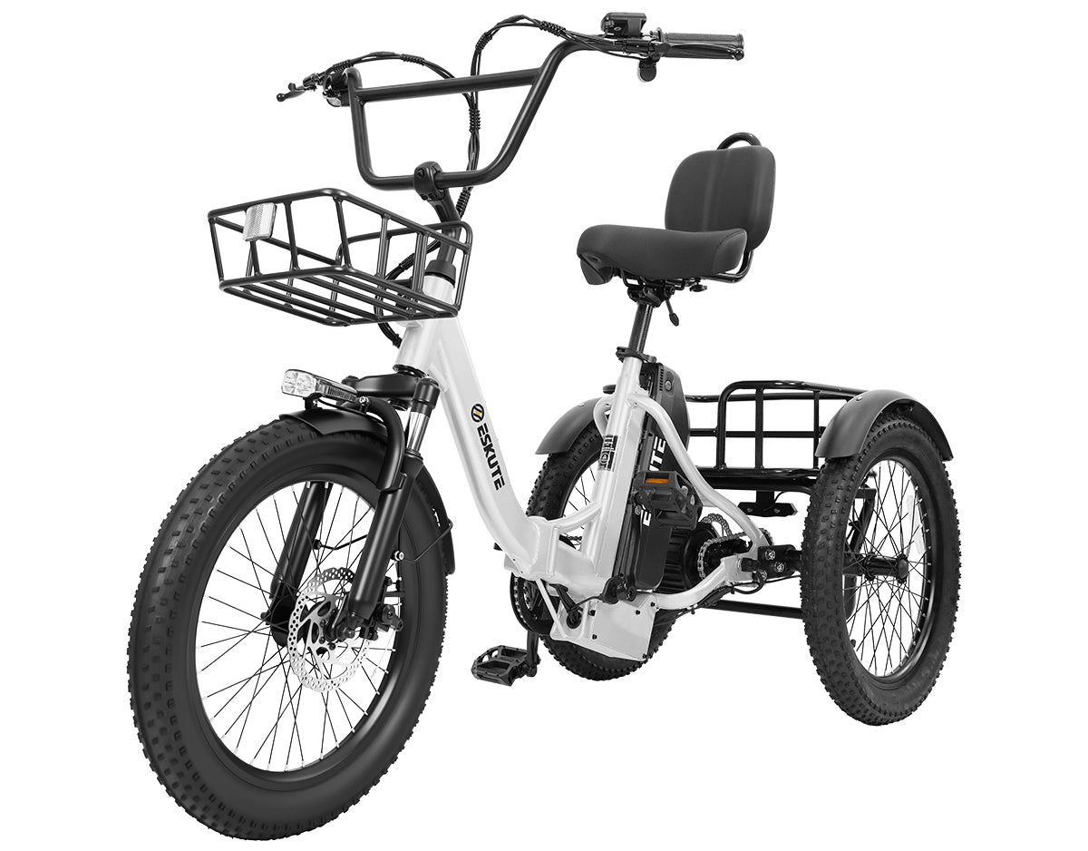 Eskute® T300 Max Folding Electric Trike with Reverse Function