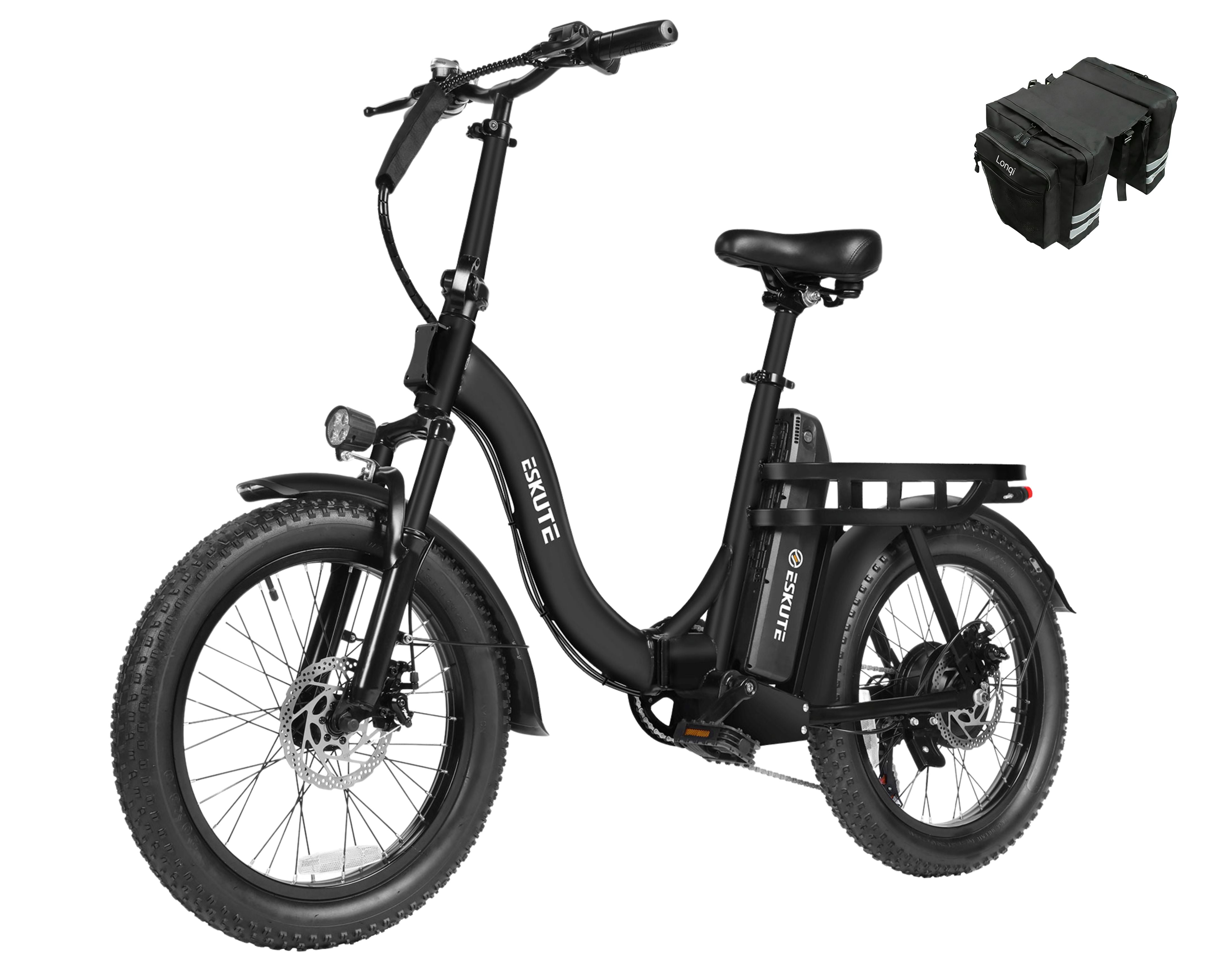 Eskute® D200 Folding Electric Bike for Adults