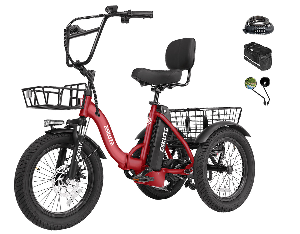 Eskute® T300 Folding Electric Trike