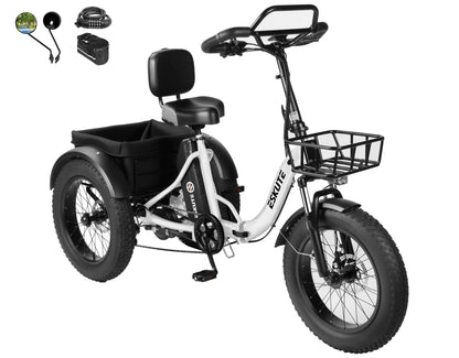 Eskute® T300Pro Folding Electric Trike