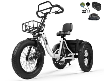 Eskute® T300Pro Folding Electric Trike