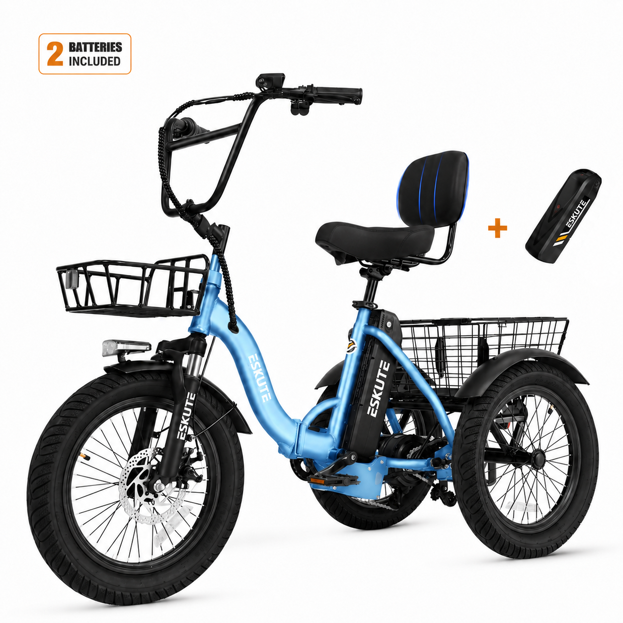 Eskute® T300 Folding Electric Trike