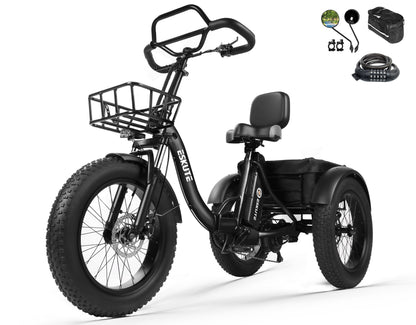 Eskute® T300Pro Folding Electric Trike
