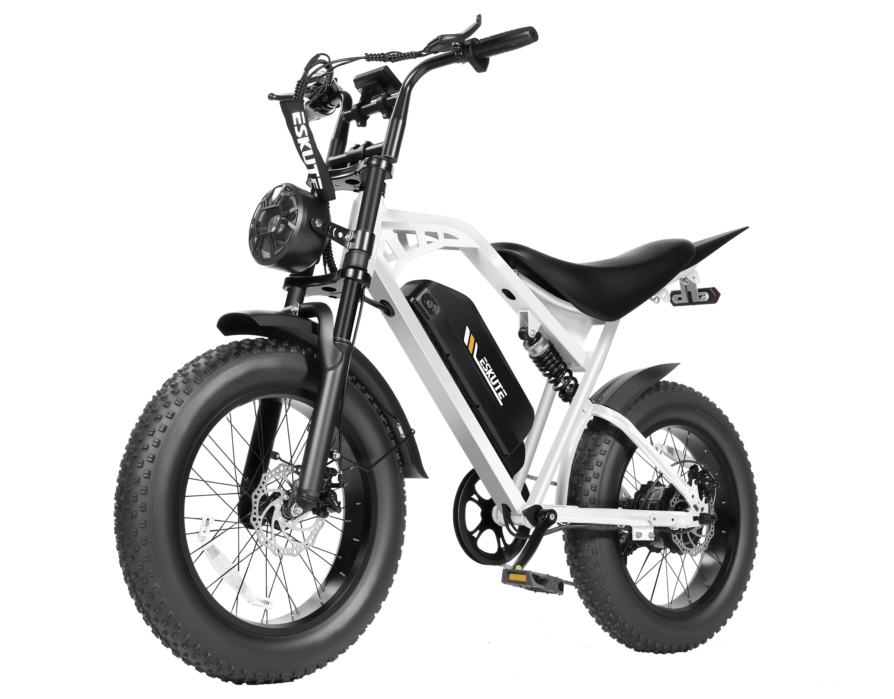 20x4 Fat Tire Electric Dirt Bike | 1300W, 80mi Range – Eskute