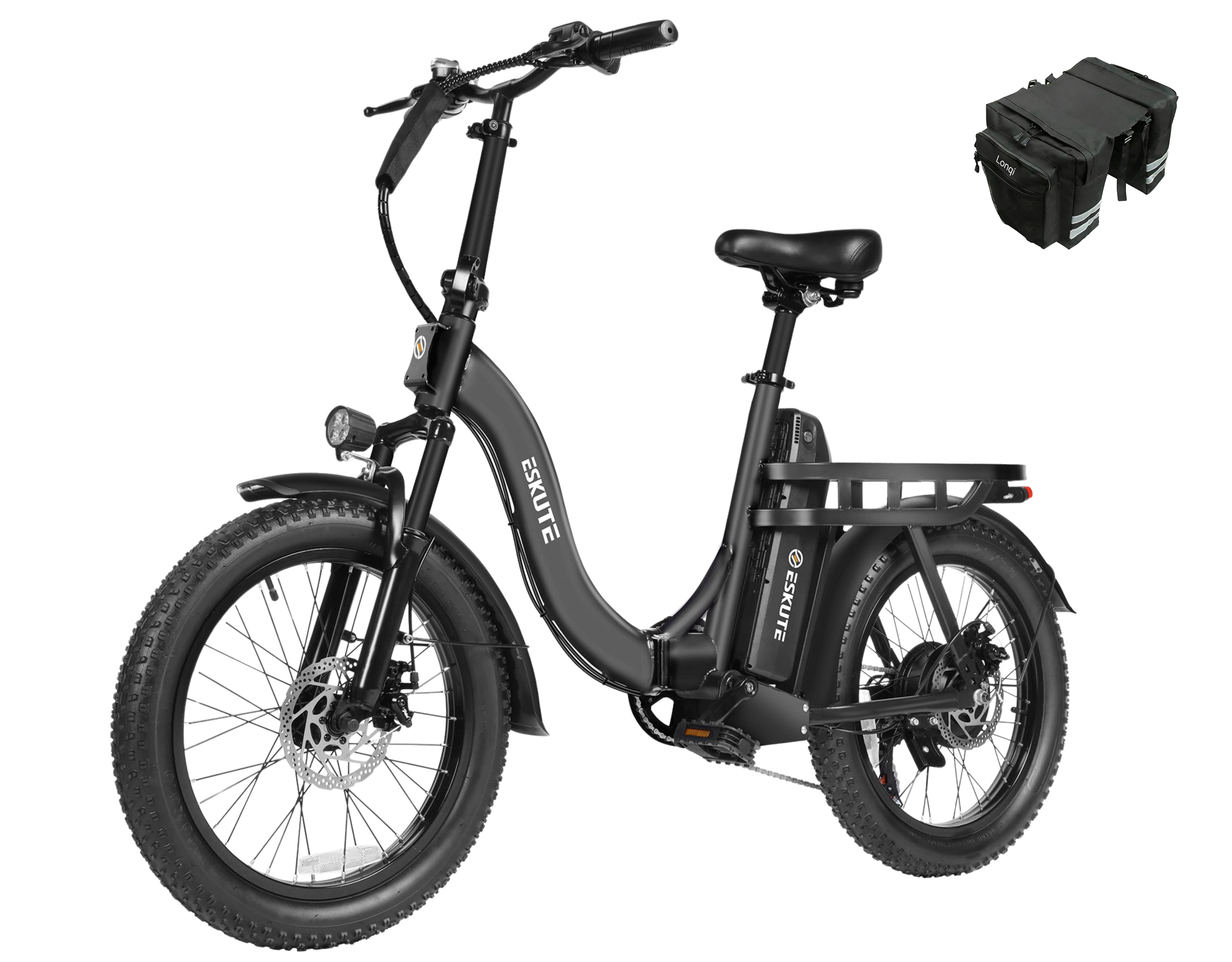 Eskute® D200 Folding Electric Bike for Adults