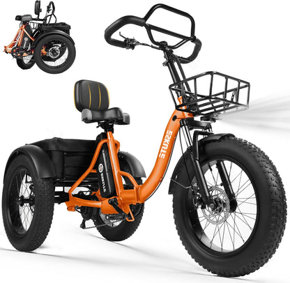 Eskute® T300Pro Folding Electric Trike