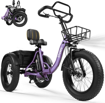 Eskute® T300Pro Folding Electric Trike