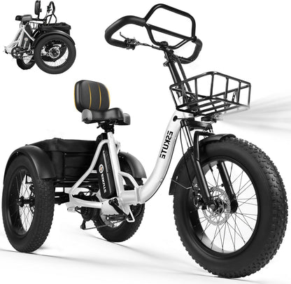 Eskute® T300Pro Folding Electric Trike