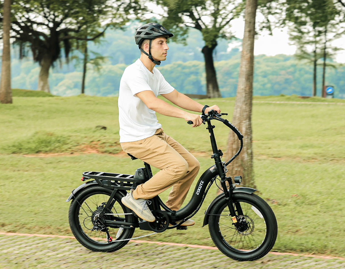 Eskute® D200 Folding Electric Bike for Adults