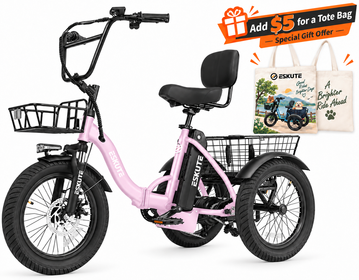 Eskute® T300 Folding Electric Trike