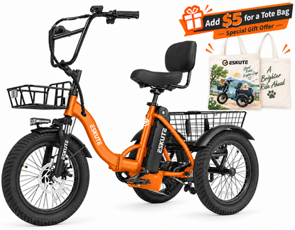 Eskute® T300 Folding Electric Trike