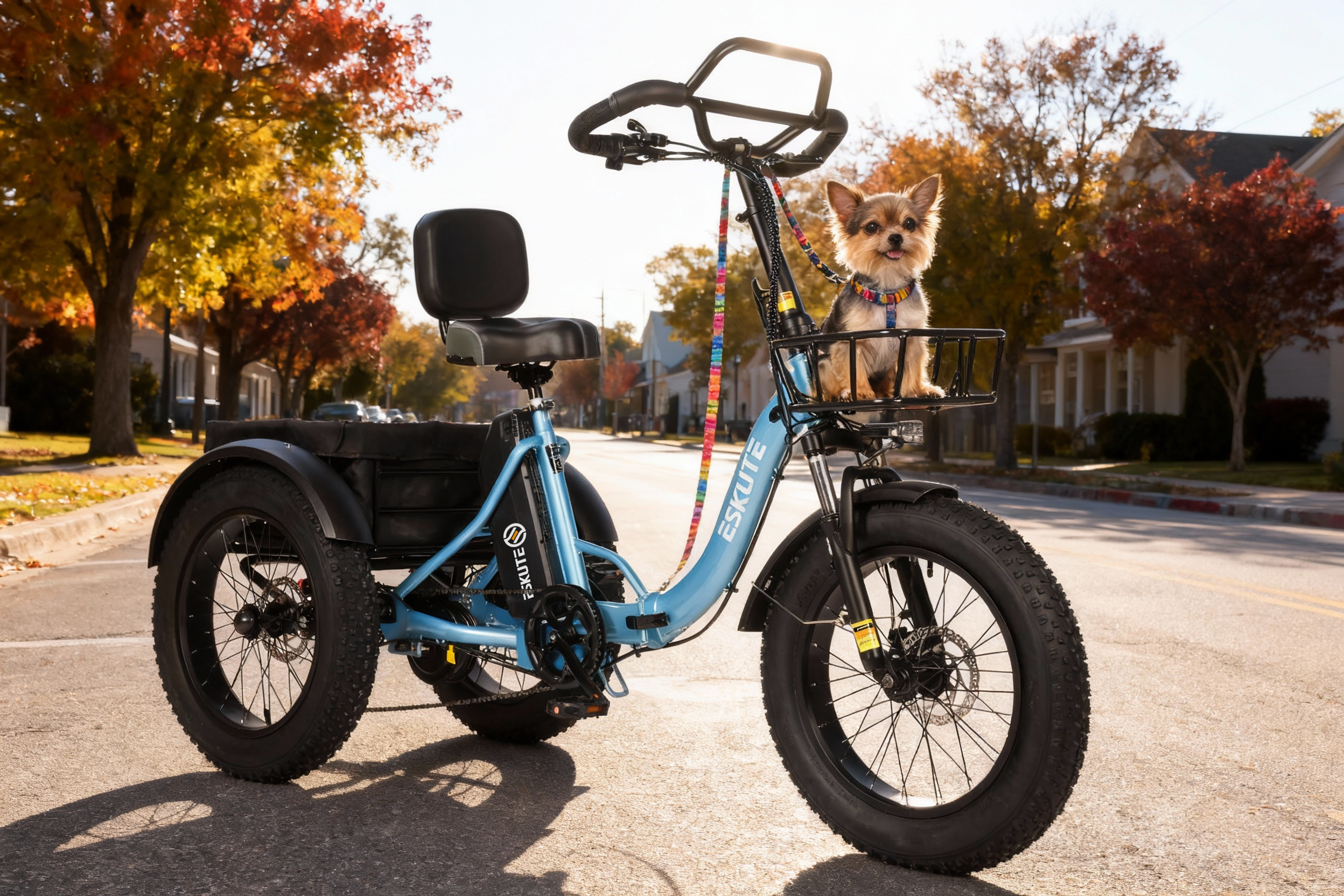Eskute® T300Pro Folding Electric Trike