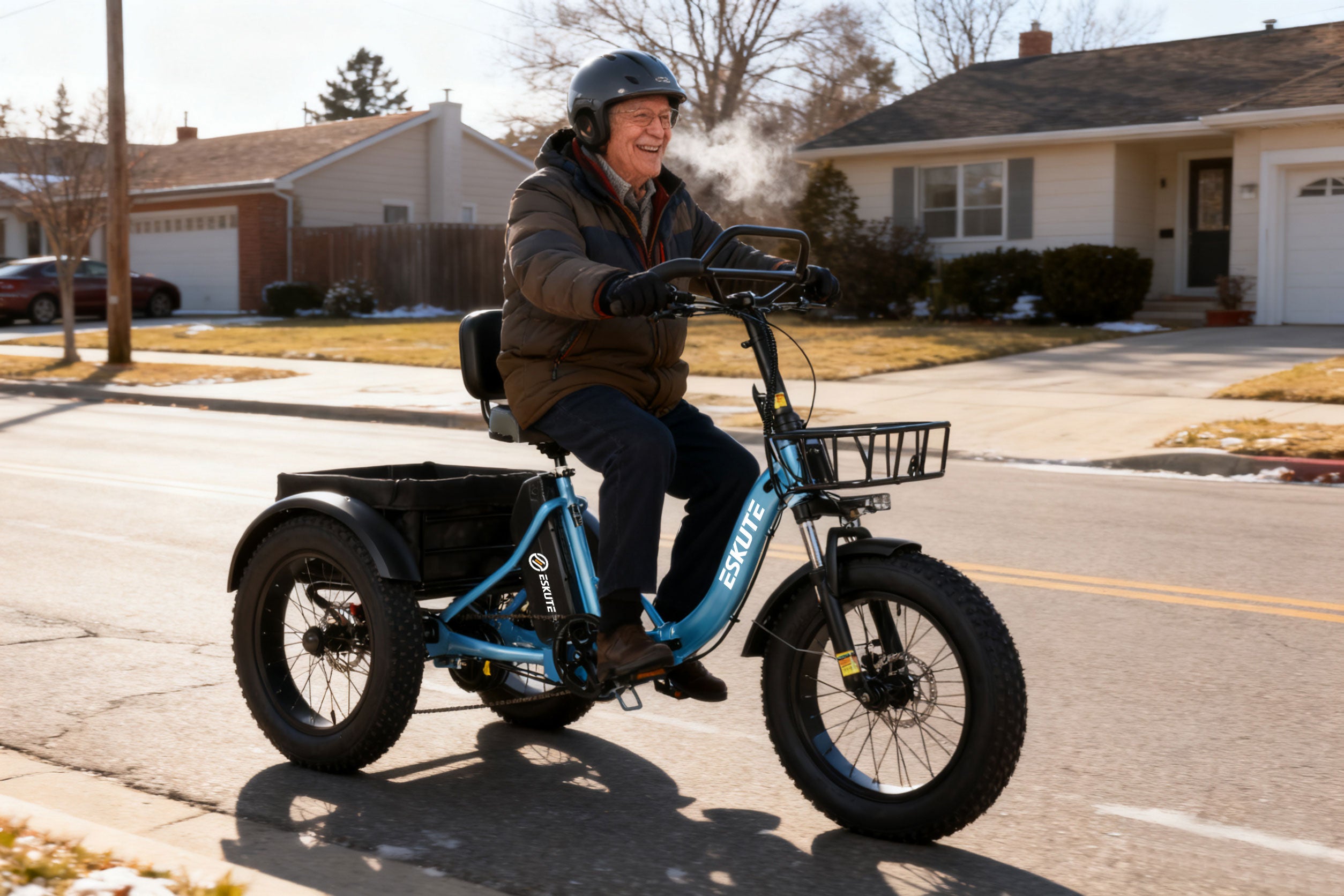 Eskute® T300Pro Folding Electric Trike