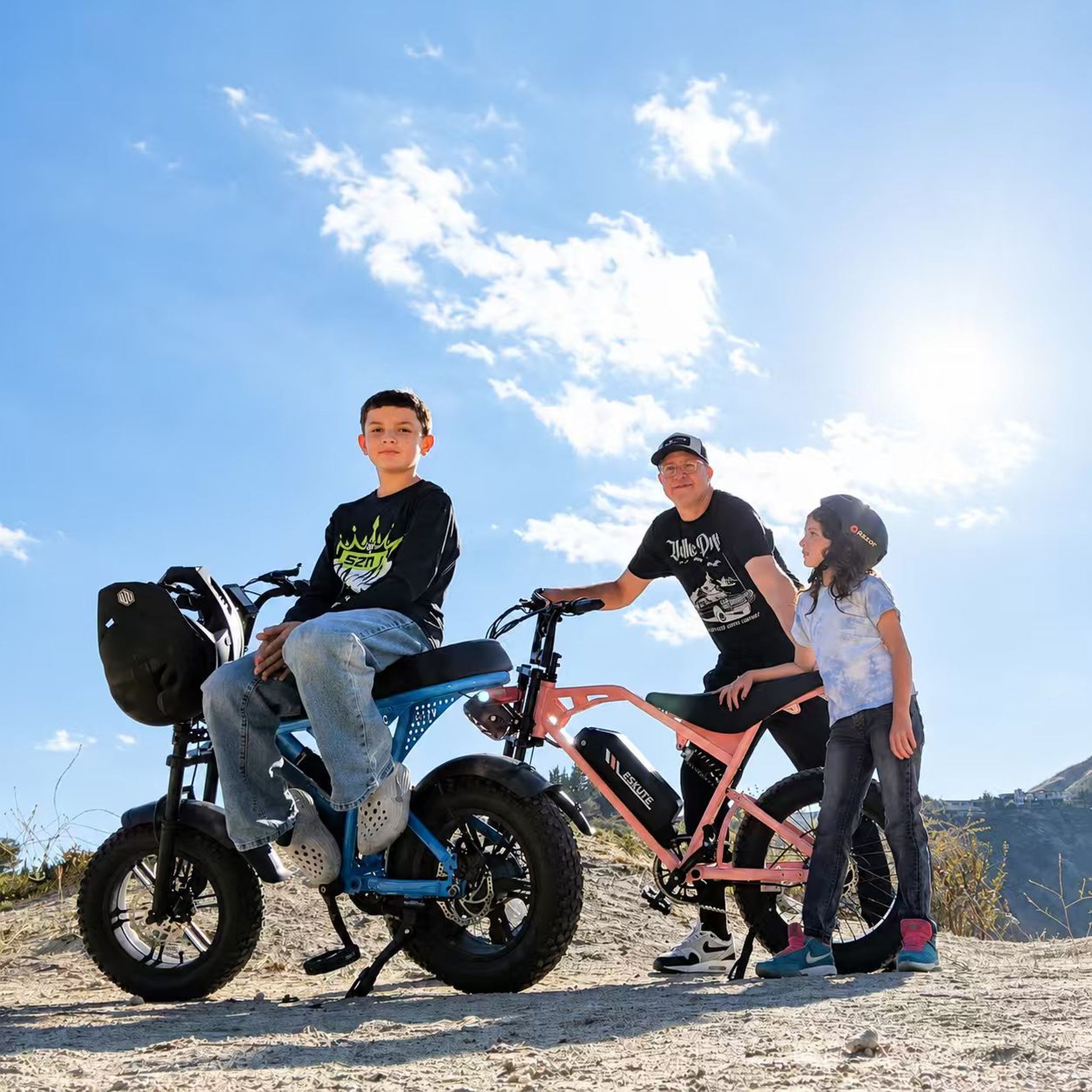 Eskute® V100 16*4.0" Electric Bike for Kids&Teens