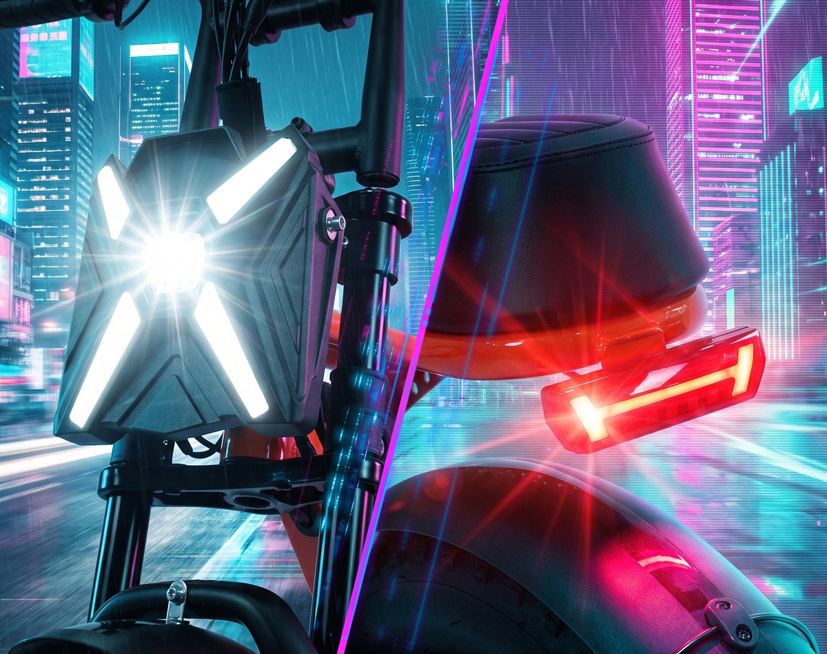Upgraded Front & Rear Lighting System