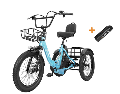 Eskute® T300 Max Folding Electric Trike with Reverse Function